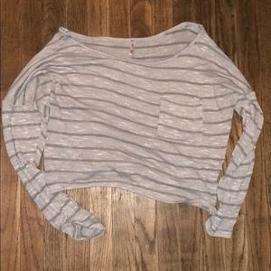 Crop top long sleeve